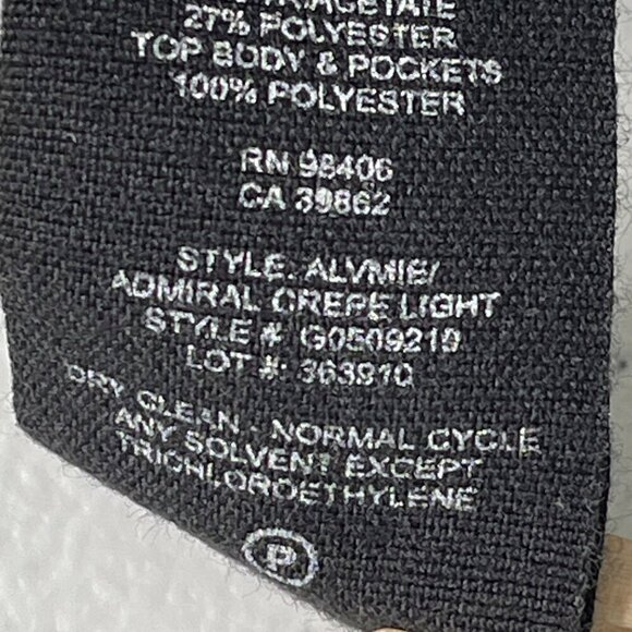 Theory Women's Alvmie Black Light Crepe Sleeveless‎ Jumpsuit Women's 2 - Picture 7 of 15